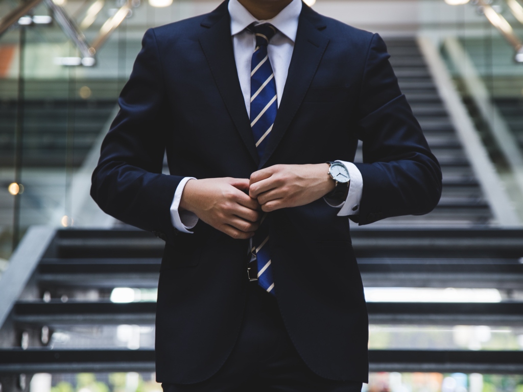 Decorative: a man in a suit