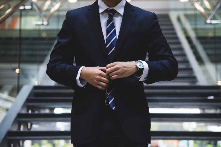Decorative: a man in a suit